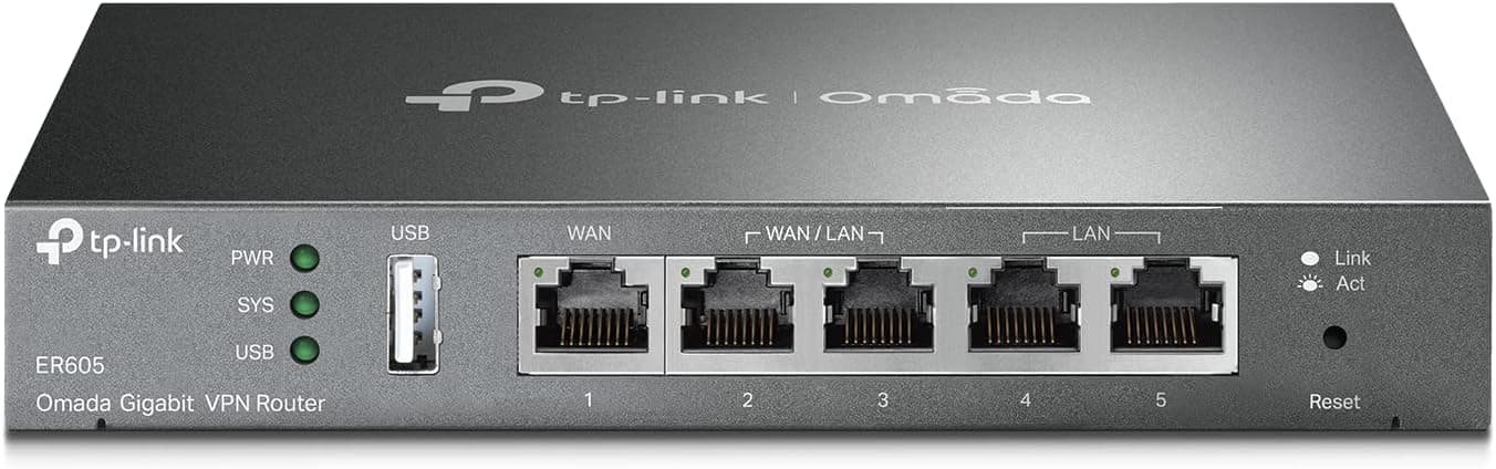 נתב TP-Link ER605 V2 קווי Gigabit VPN