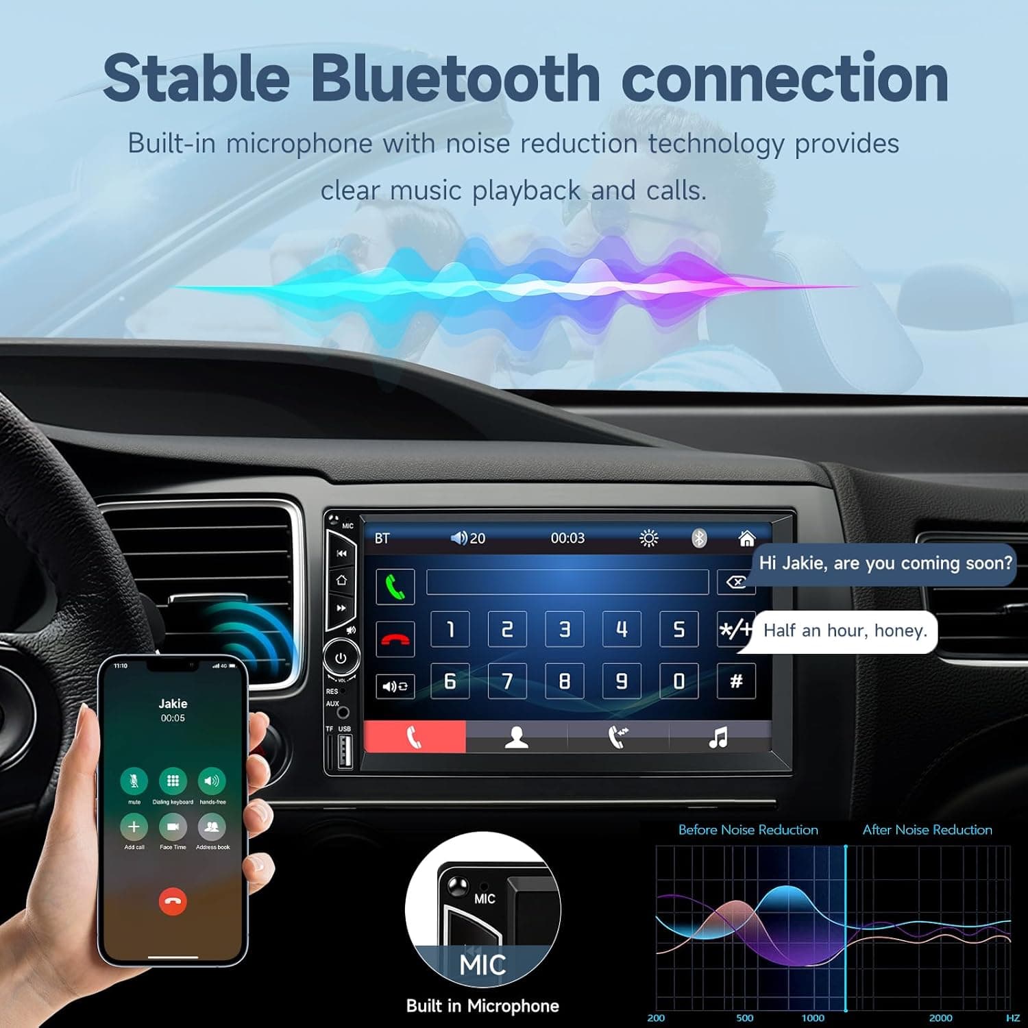 Baseus דיבורית בלוטוס לרכב - תמונה 4