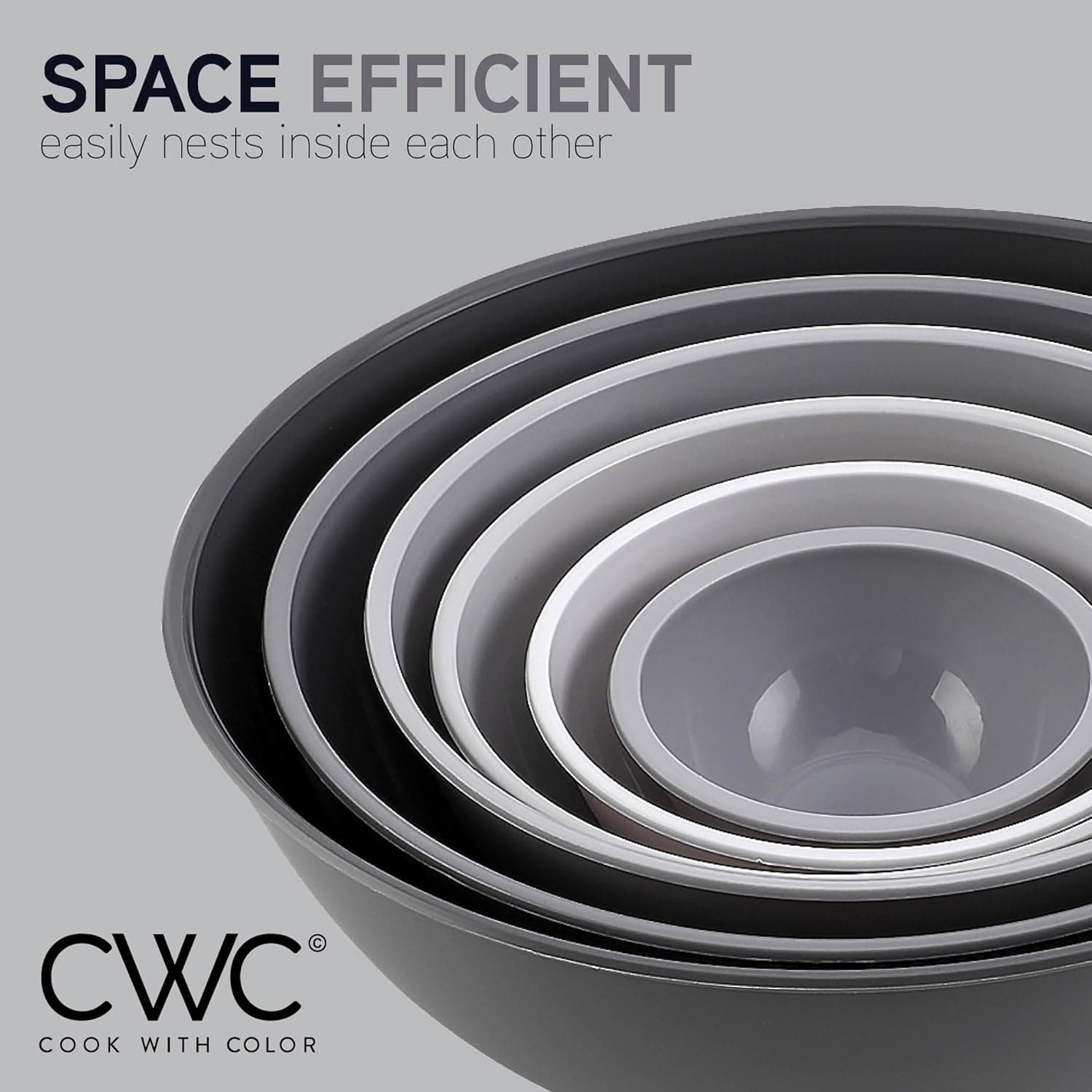 סט של 6 קערות מפלסטיק למטבח עם מכסים - תמונה 6