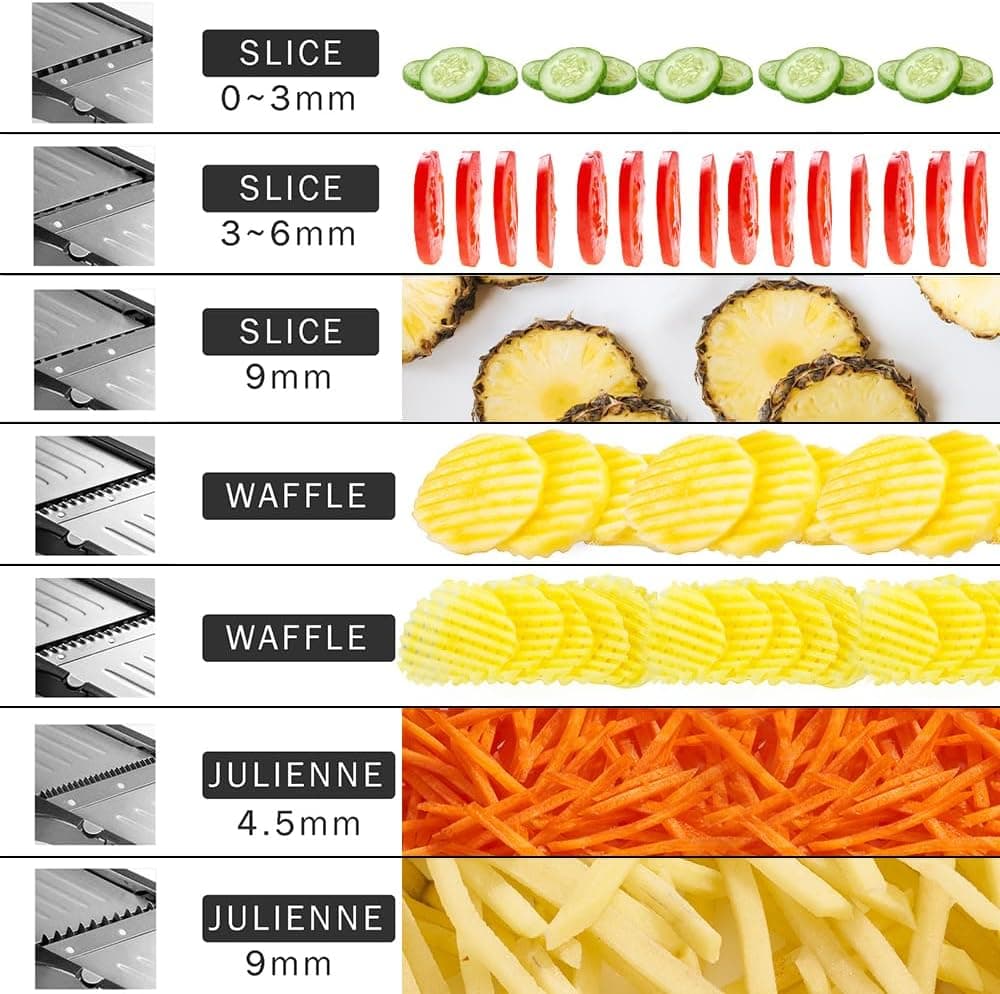 מנדולינה לחיתוך ירקות מבית VEKAYA - תמונה 6