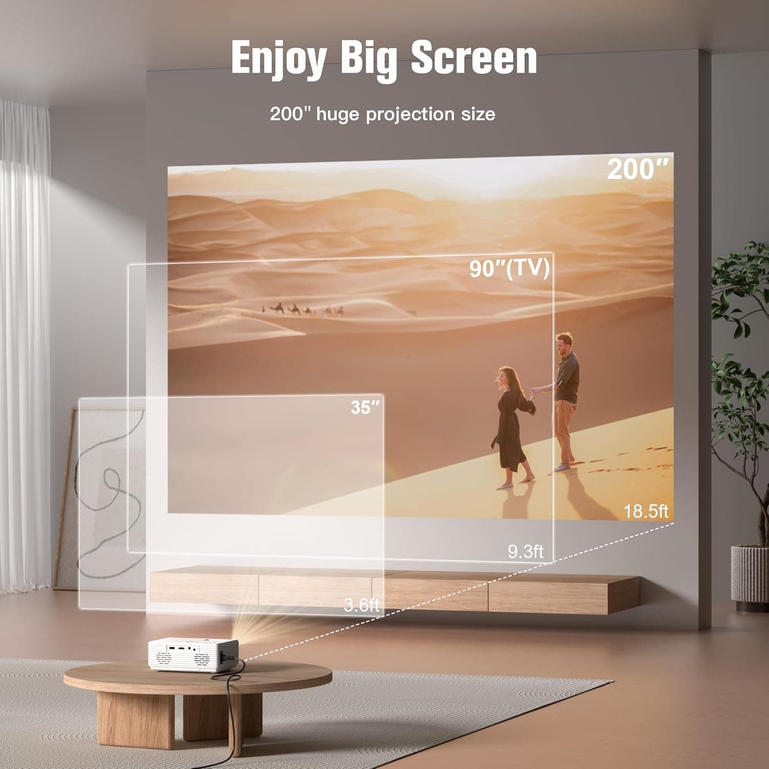 מקרן 1080P FULL HD מבית AUKING - תמונה 3