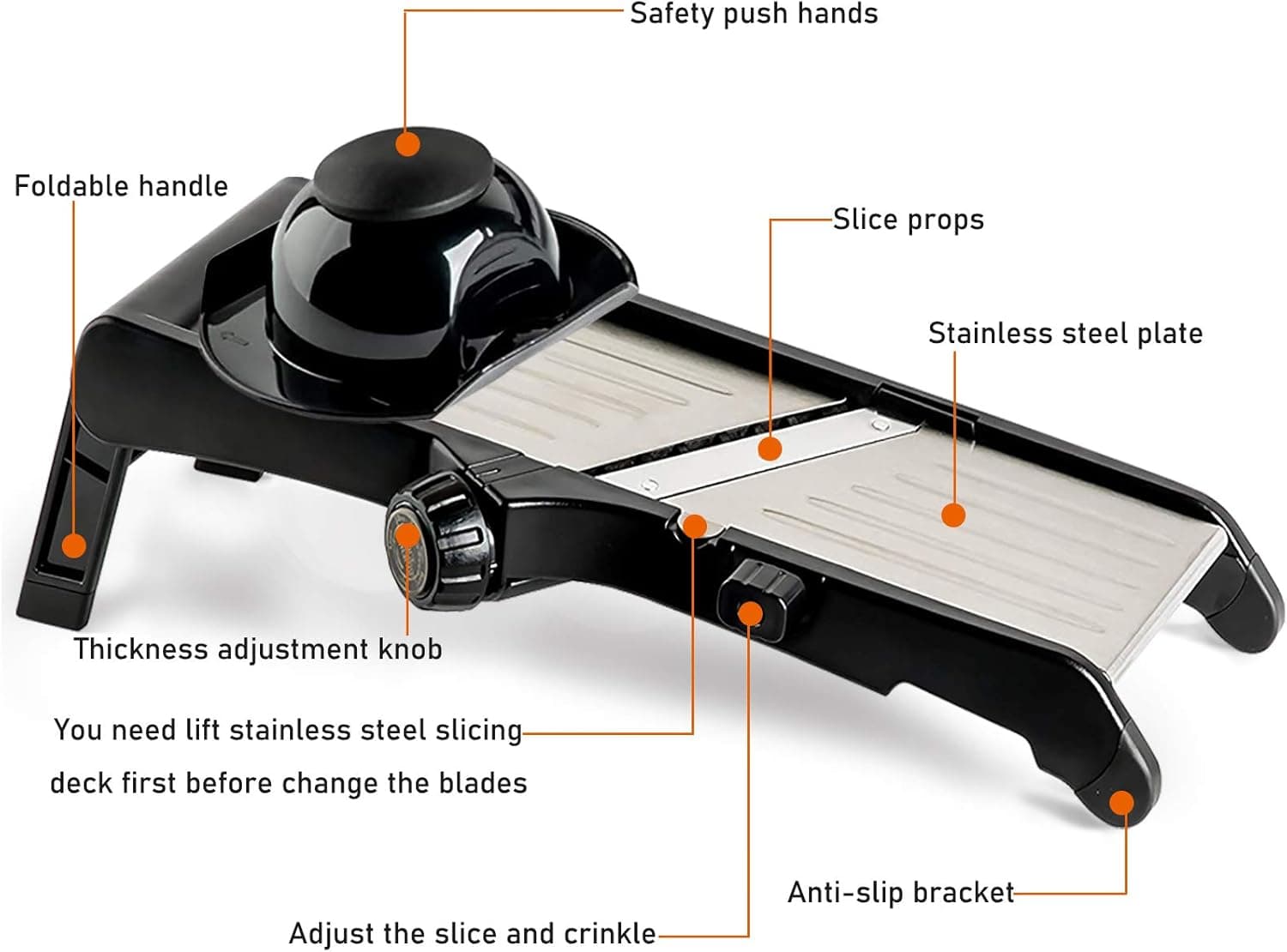 מנדולינה לחיתוך ירקות מבית VEKAYA - תמונה 3