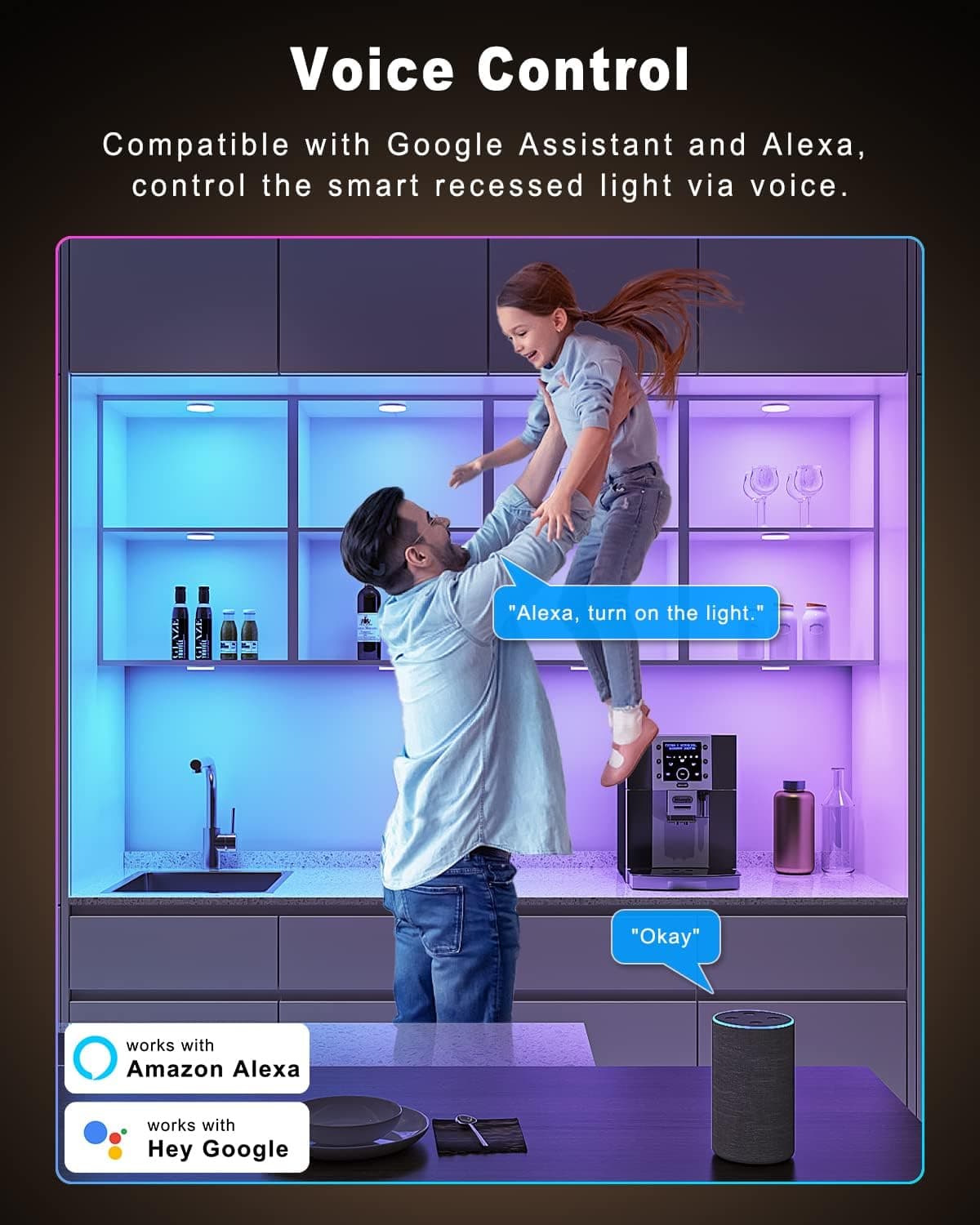 MYPLUS אורות חכמים לארונות ומדפים - תמונה 5