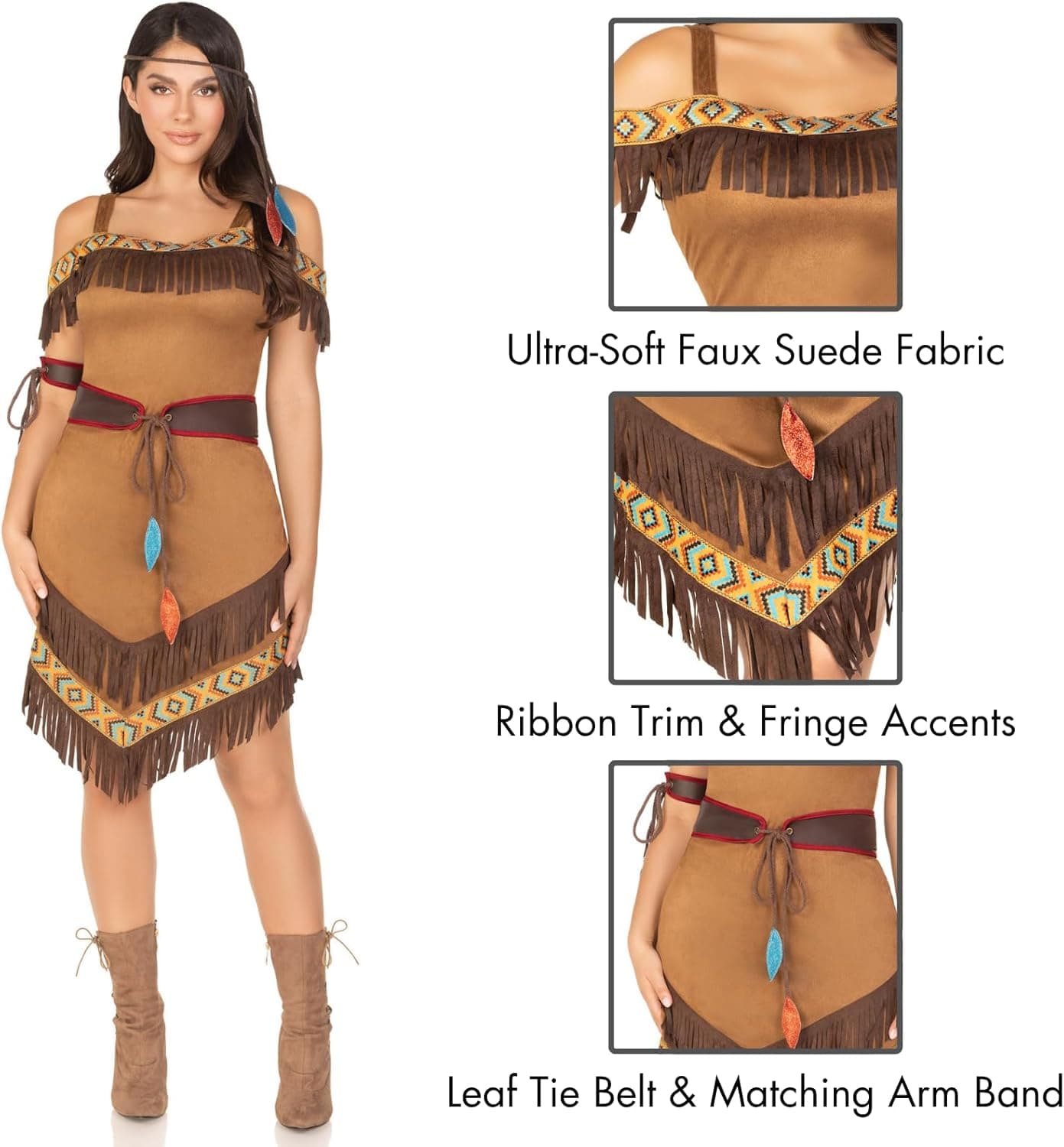 תחפושת אינדיאנית לנשים מבית Leg Avenue - תמונה 5