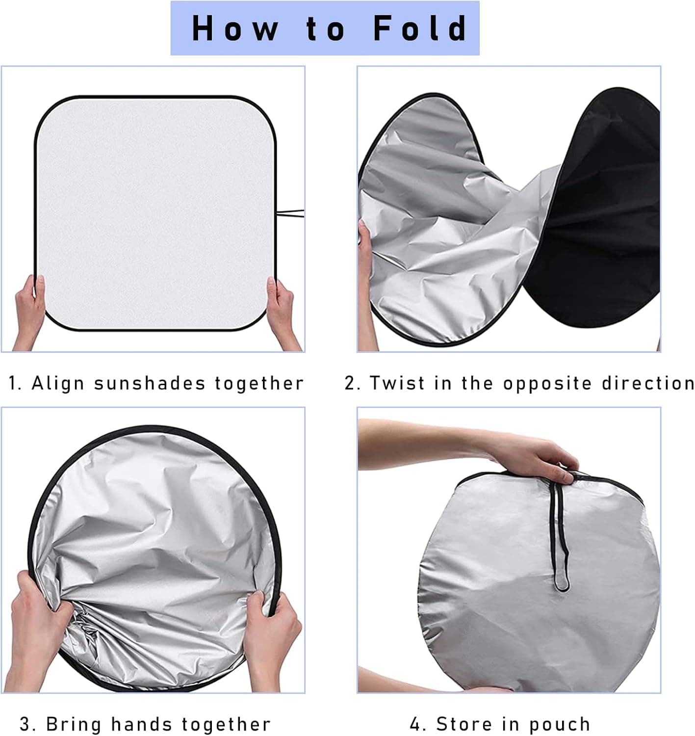 מגן שמש לרכב לשמשה קדמית מבית Ziciner - תמונה 4