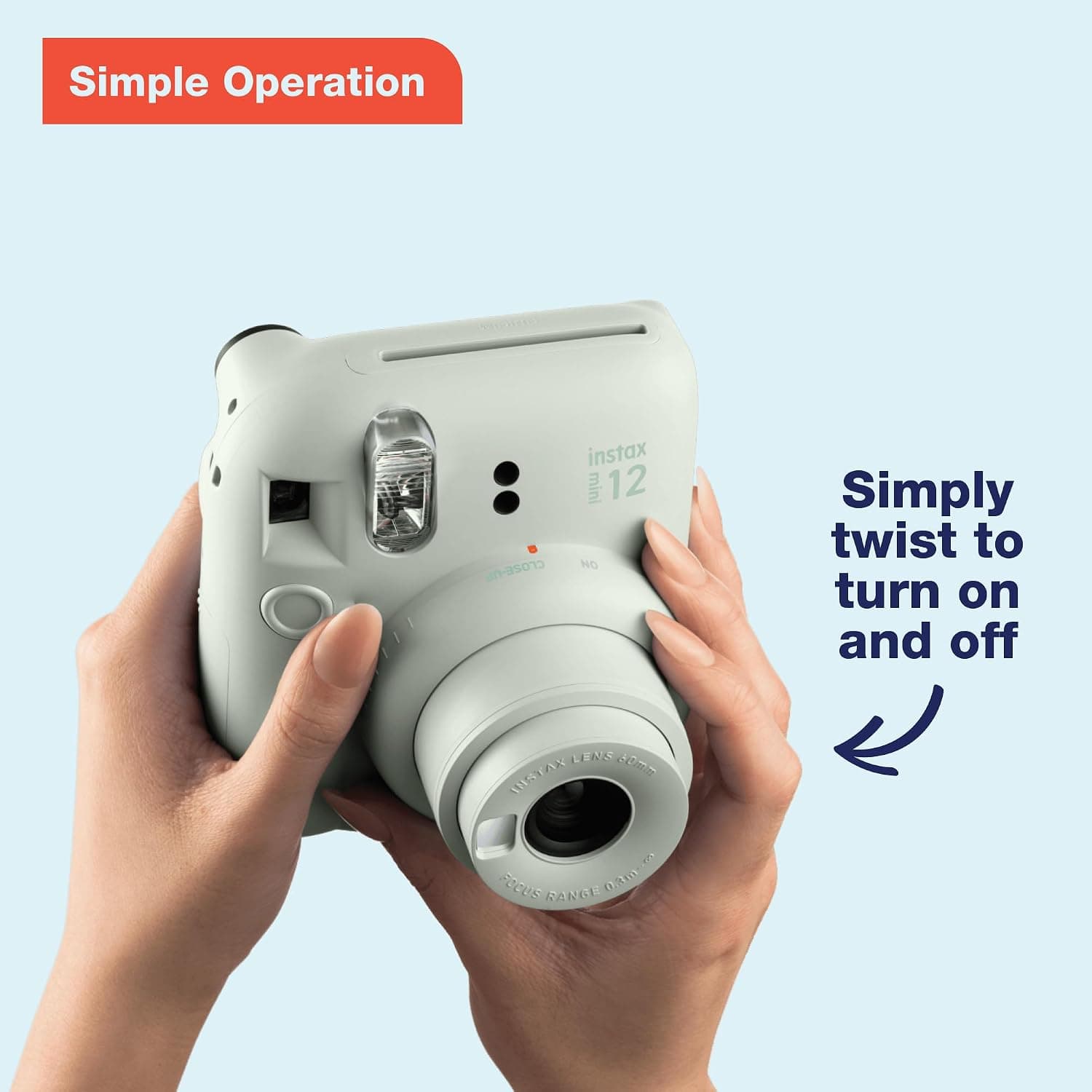 מצלמת אינסטנט Fujifilm Instax Mini 12 - תמונה 2