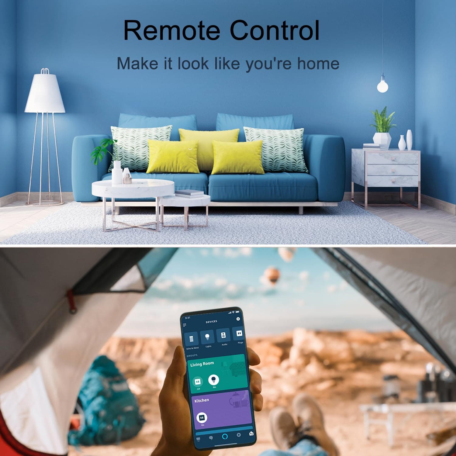 תקע חשמל חכם – עובד עם ALEXA – חבילה של 4 - תמונה 5