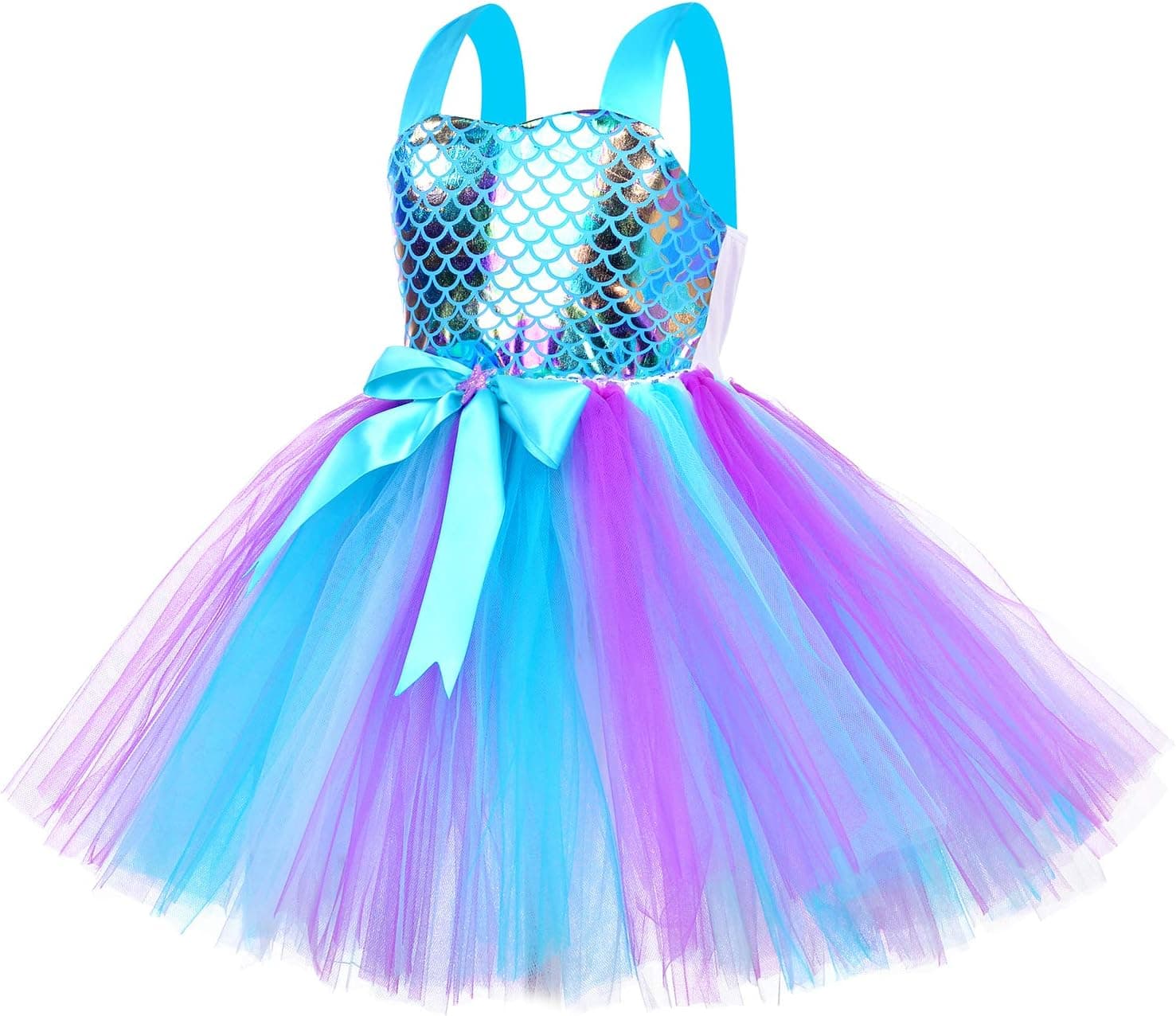 תחפושת בת הים הקטנה קיצית עם סרט ראש לפורים – גילאים 1-10 - תמונה 5