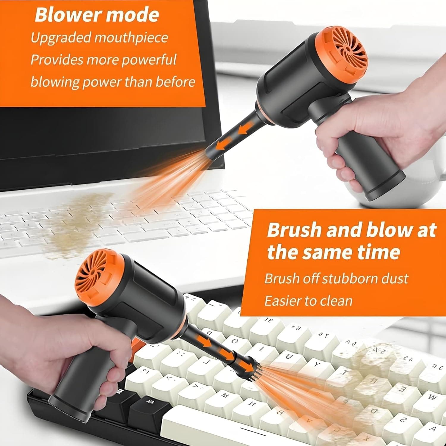 מיני שואב אבק מתאים למקלדת / מחשב / רכב - תמונה 3