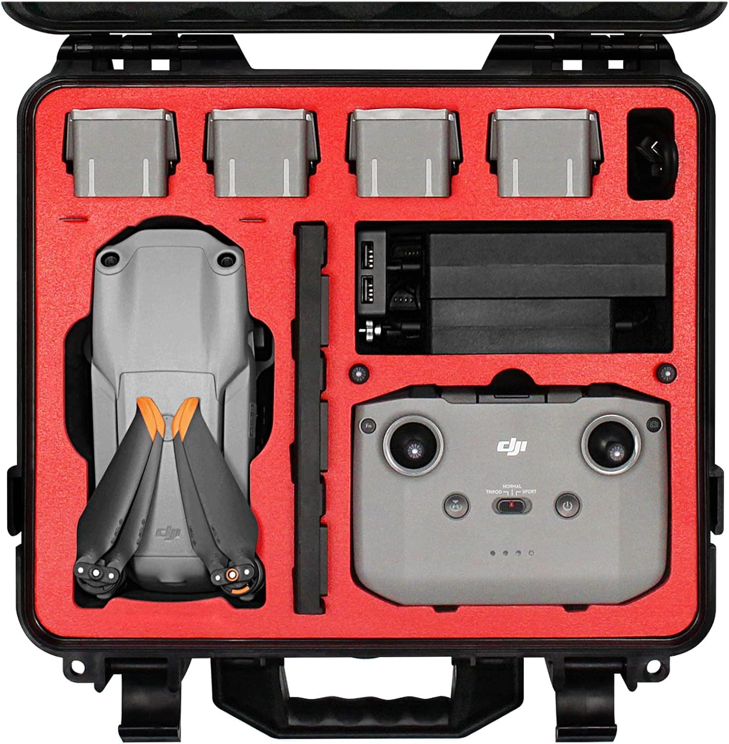 נרתיק נשיאה קשיח עמיד למים עבור DJI Mavic Air 2 / Air 2S