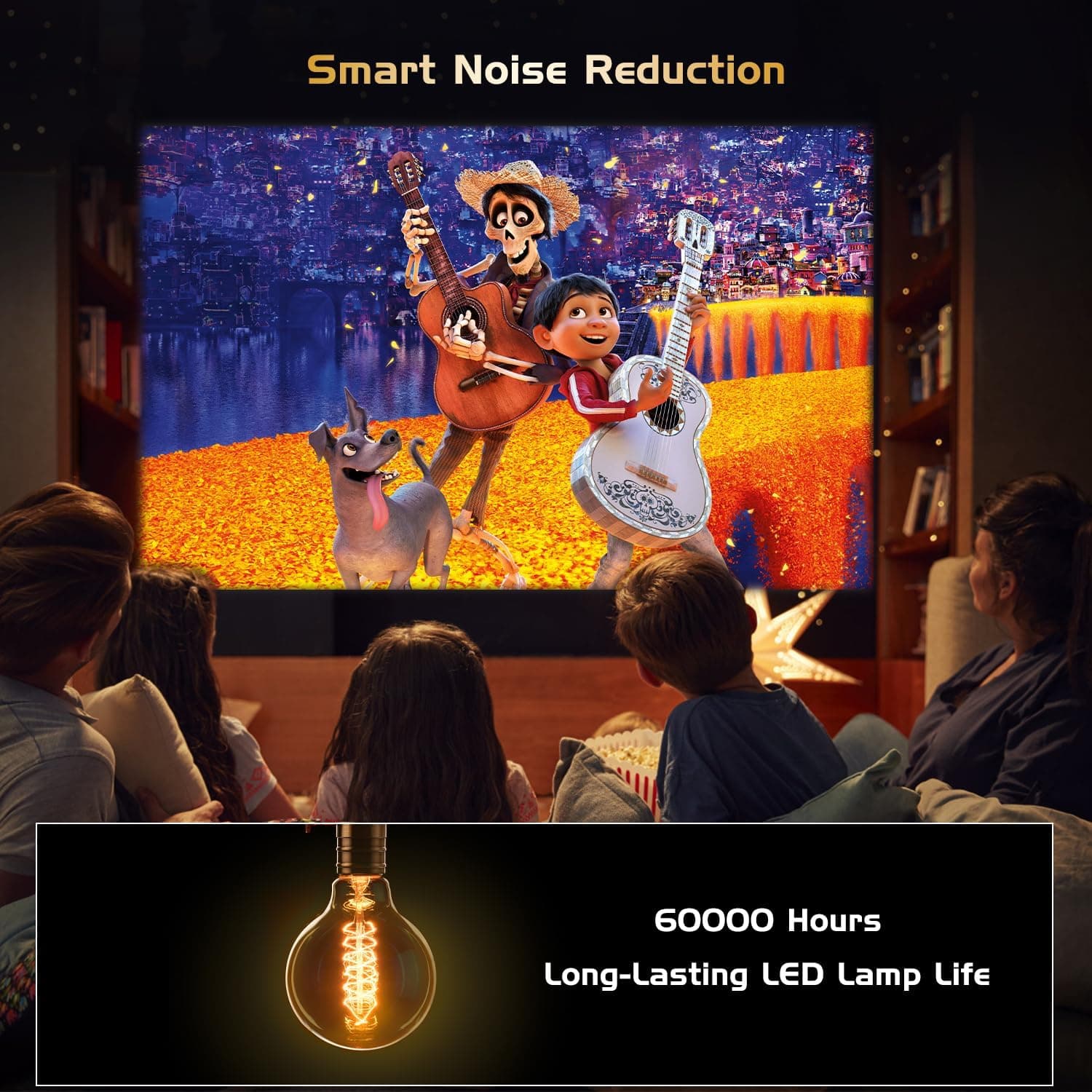 מקרן 4K עם Wifi 5G וBluetooth מבית FALTOPU - תמונה 6