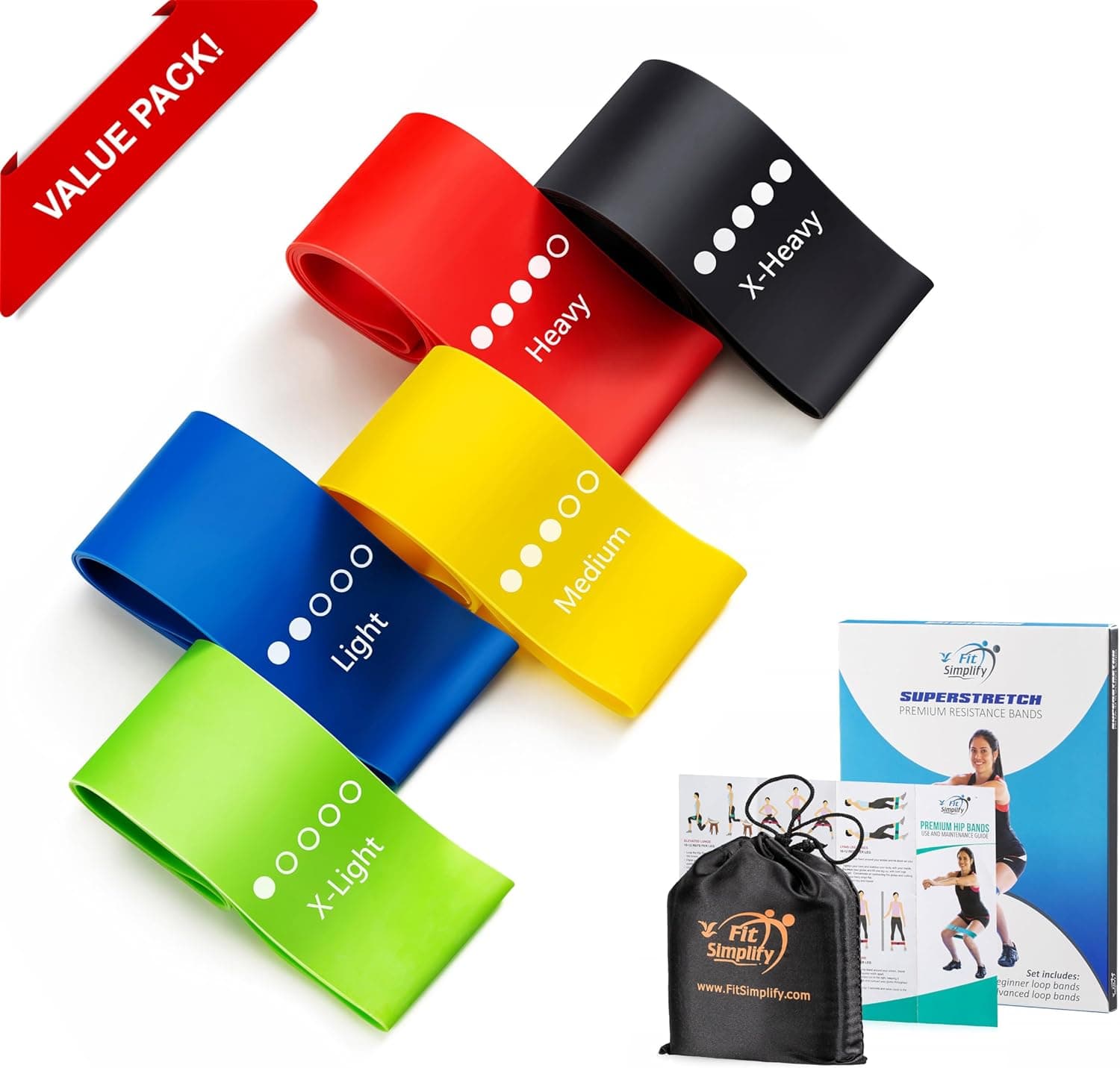 Fit Simplify גומיות התנגדות (5 יח) - תמונה 3