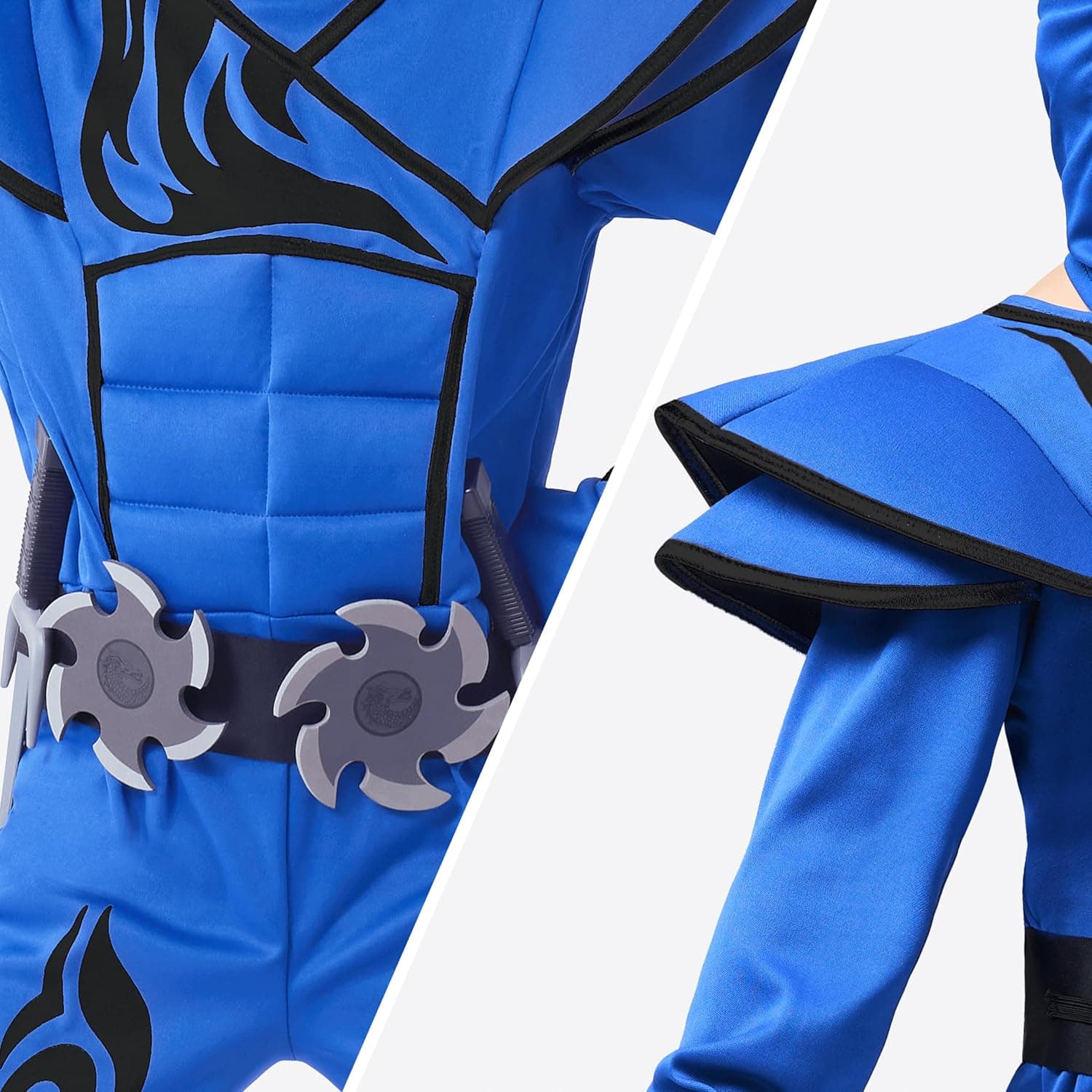 תחפושת נינג'ה כחולה לבנים של המותג Spooktacular Creations - תמונה 6