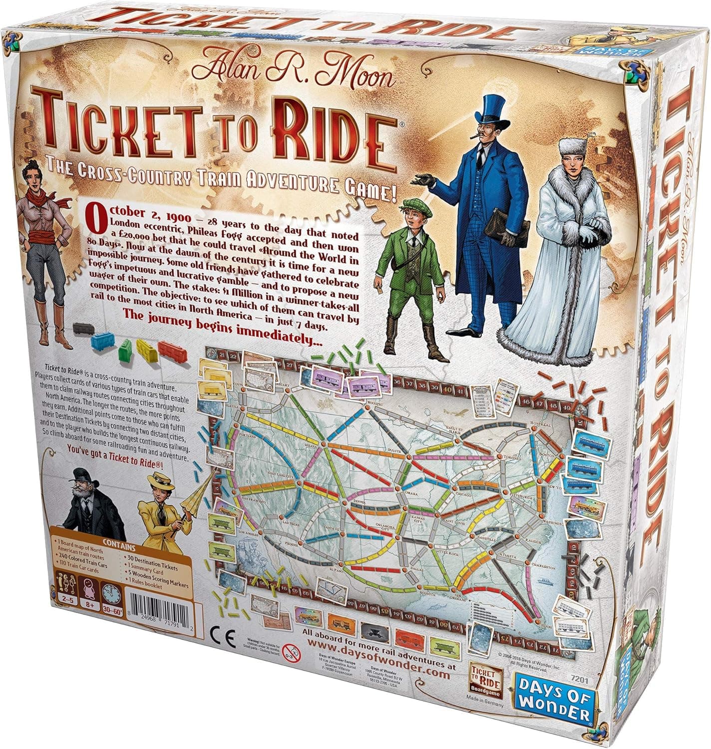 Ticket to Ride משחק קופסא - תמונה 2