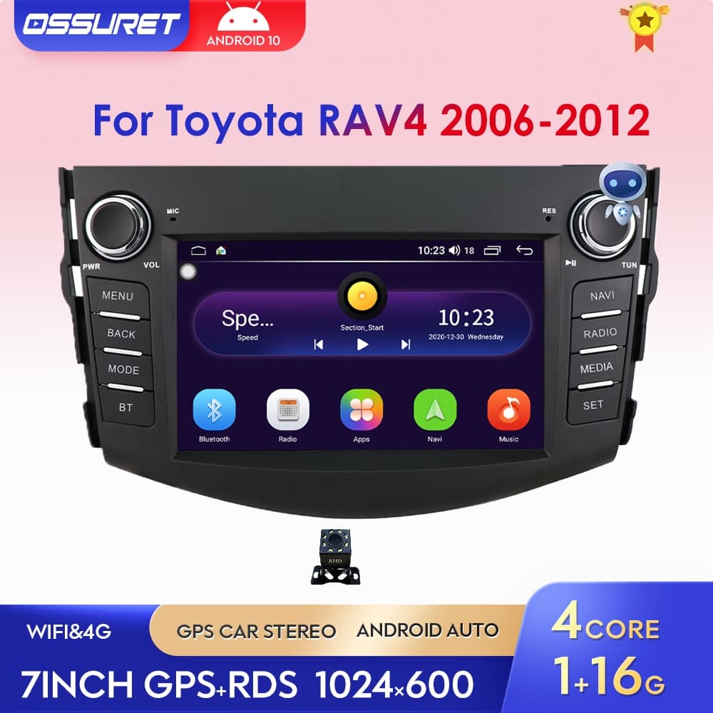 מערכת מולטימדיה לרכבי טויוטה RAV4 2006-2012