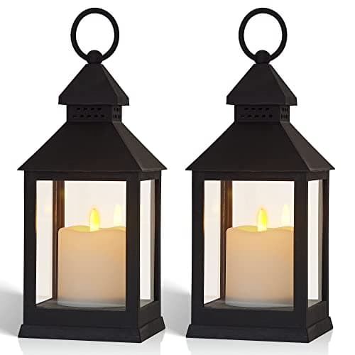 חבילה של 2 עששיות בעיצוב נרות דקורטיביים LED