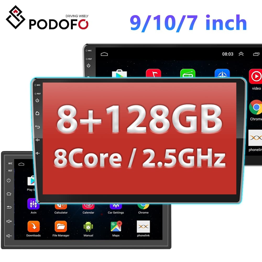 מערכת מולטימדיה לרכב אנדרואיד 9"/10" עבור טויוטה פולקסווגן יונדאי ניסן קאיה רנו סוזוקי לאדה