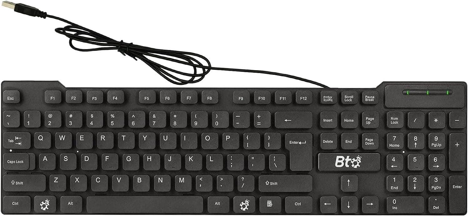 מקלדת חוטית USB BTO