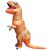 תחפושת דינוזאור מתנפחת לילדים T-Rex עם צליל, צבעוני